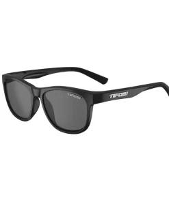 TIFOSI SWANK SATIN BLACK POLARIZED SUNGLASS