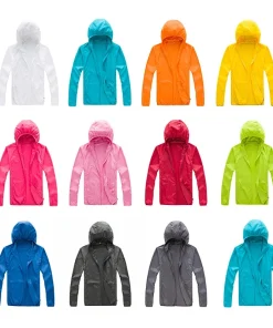 Alternative view of Unisex Waterproof UV Protection Windbreaker Jacket – Quick-Dry Hooded Outdoor Jacket for Hiking, Fishing & Cycling