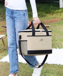 Alternative view of 26L Insulated Oxford Cloth Cooler Bag – Thermal Food & Drink Storage for Camping, Beach & Picnics