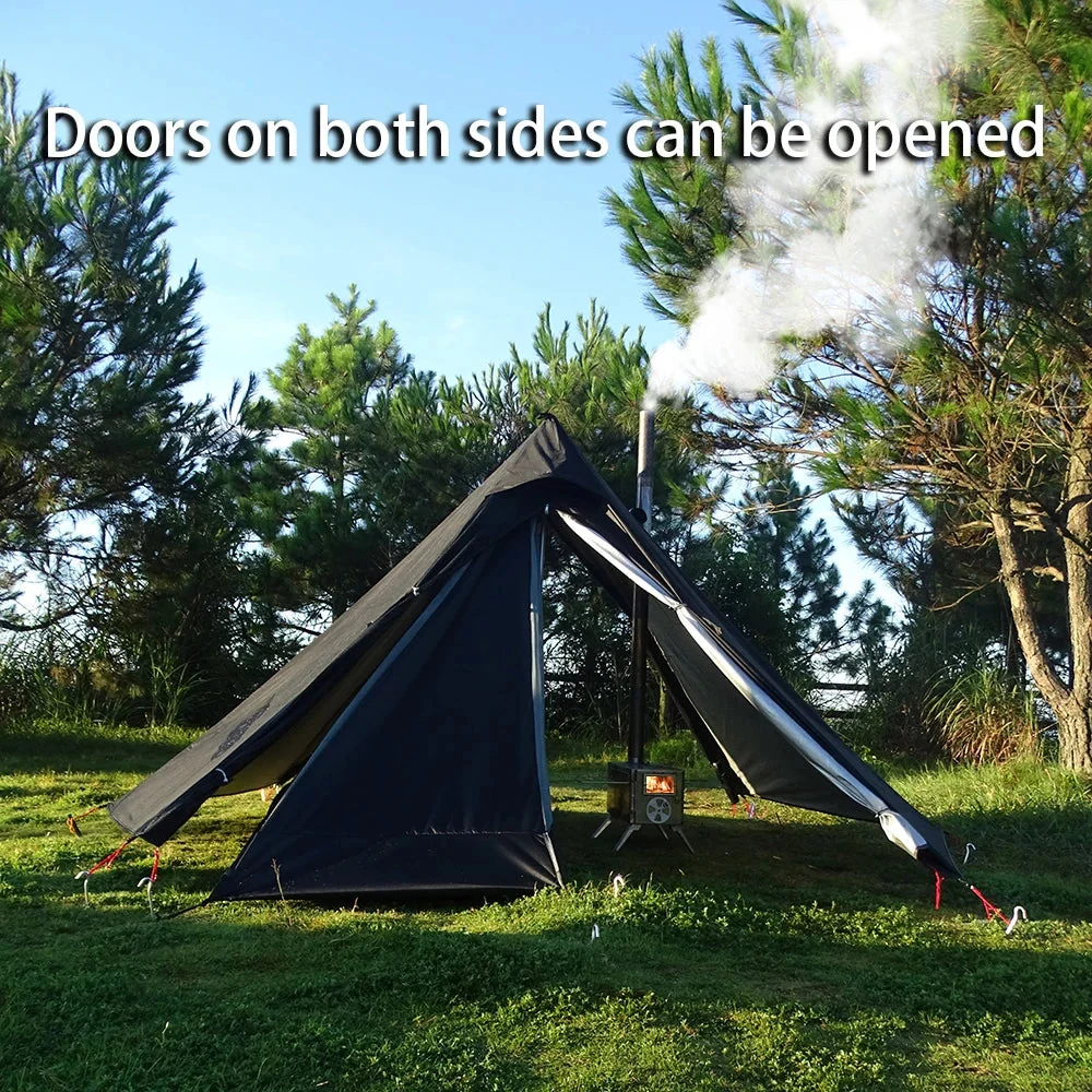 Ultralight Hot Tent Chimney Port 1-Person 4-Season Winter - Image 9