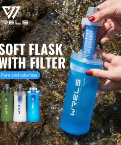 Ultralight Collapsible Water Bottle Filter BPA-Free 1000ml