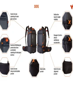 WILDCRAFT CAMERA PRO BACKPACK-GREY