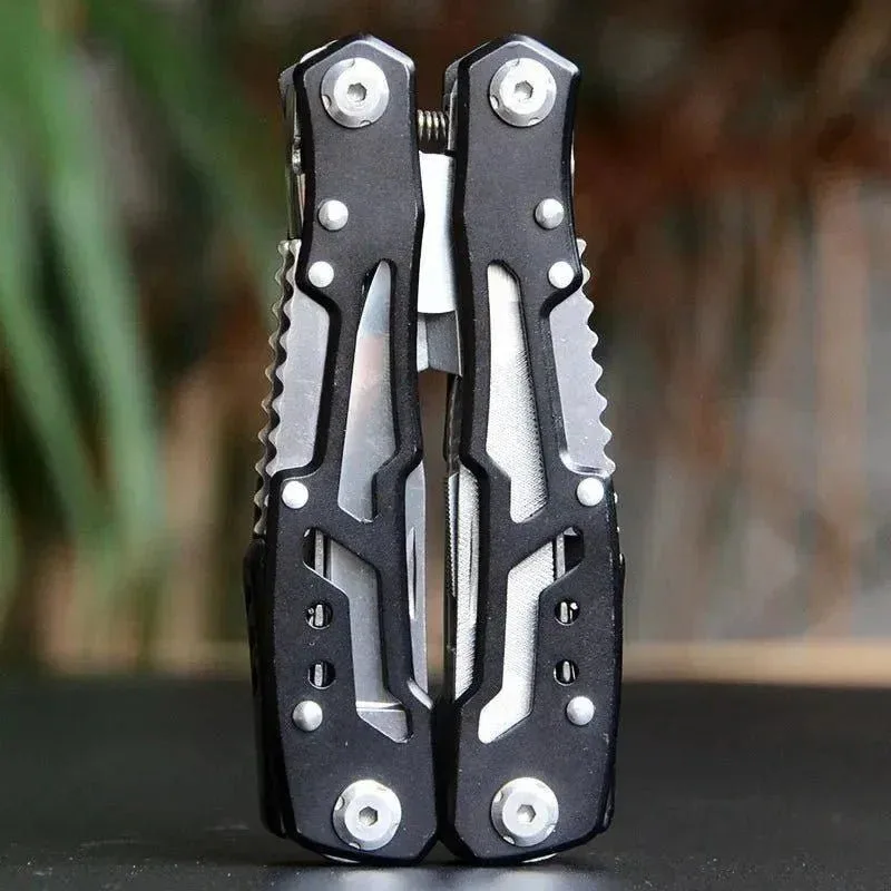 14-in-1 EDC Folding Multifunction Pliers – Stainless Steel Portable Survival Tool for Camping & Outdoor - Image 2