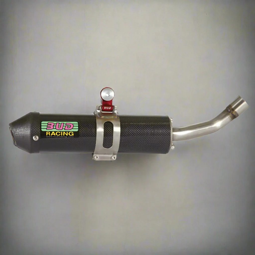 PONTEIRA DE ESCAPE BUD RACING CARBONO KX 85 2002-2027 - Image 2