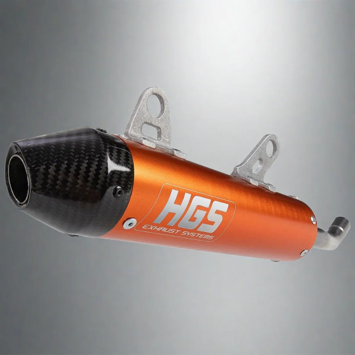 PONTEIRA DE ESCAPE HGS ALUMÍNIO/CARBONO KTM SX / HUSQVARNA TC 125 2023-2027 - Image 5