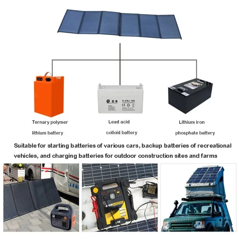 120W 18V Foldable Solar Panel Bag with USB and DC Outputs - Portable Charger for Outdoor Travel, Hiking, and Camping - Image 8