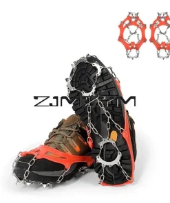 13-Teeth Anti-Slip Climbing Crampons - Ice Claws for Winter Hiking and Snow Gripping
