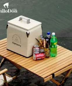 Alternative view of 13L SmiloDon Outdoor Portable Camping Refrigerator - Insulated Ice Box