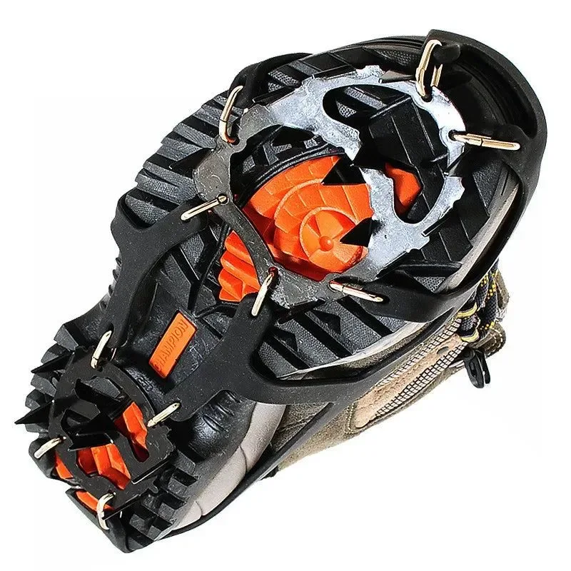 18-Teeth Anti-Slip Ice & Snow Grips – Boot Traction Cleats for Winter Safety - Image 4