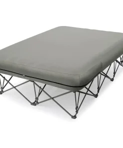 2-Person Camping Cot with Inflatable Air Mattress – Folding Bed with 500 lb Capacity & Carry Bag for Camping & Home Use