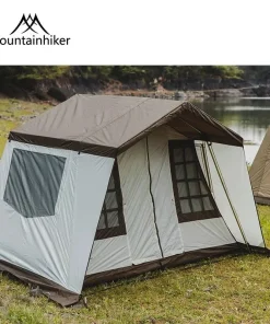 3-6 Person Outdoor Camping Cabin Tent: Luxury Ultralight Large Family Waterproof Tent