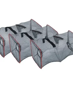3-Piece Multi-Purpose Fishing Bait Trap Set – Crab, Shrimp & Crayfish Catcher