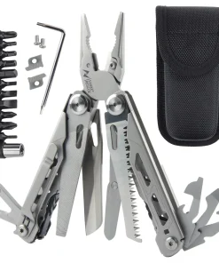 Alternative view of 30-in-1 Multifunctional Multi Hand Tool - Portable Folding Pliers with Cable Wire Cutter and Knife