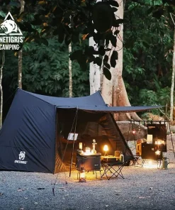 Alternative view of Black Tigris Solo Backpacking Shelter – Bushcraft & Survival Camping Tent for Bushcrafters