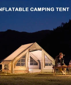 10 Person Large Waterproof Inflatable Family Tent – Hiking, Camping, Beach & Backpacking