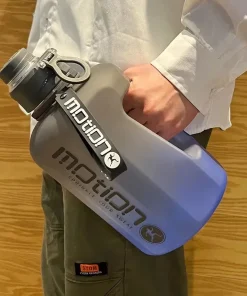 Alternative view of 2L BPA-Free Sports Water Bottle with Straw – Large Capacity PC Plastic Bottle for Gym, Outdoor & Daily Hydration