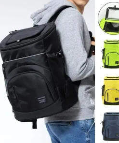 Alternative view of 30L Insulated Cooler Backpack – Holds 36 Cans, Oxford Material, Thermal Cooling for Beach, Camping & Travel