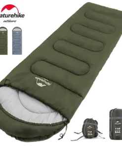 Naturehike Y150 Ultralight Cotton Sleeping Bag – 3-Season Splicing Camping Bag