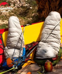 Naturehike SnowBird 650FP Duck Down Mummy Sleeping Bag – 20D Nylon Winter Camping Bag