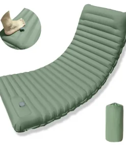 Ultra-Light 10cm TPU Inflatable Camping Pad with Built-In Pump