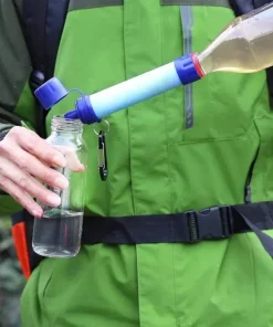 Ultralight Camping Water Filter Straw – Mini Portable Purifier for Hiking, Trekking & Emergency Survival