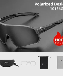UV400 Polarized Cycling Sunglasses - Sport Sun Protection for Hiking, Camping, and Golf